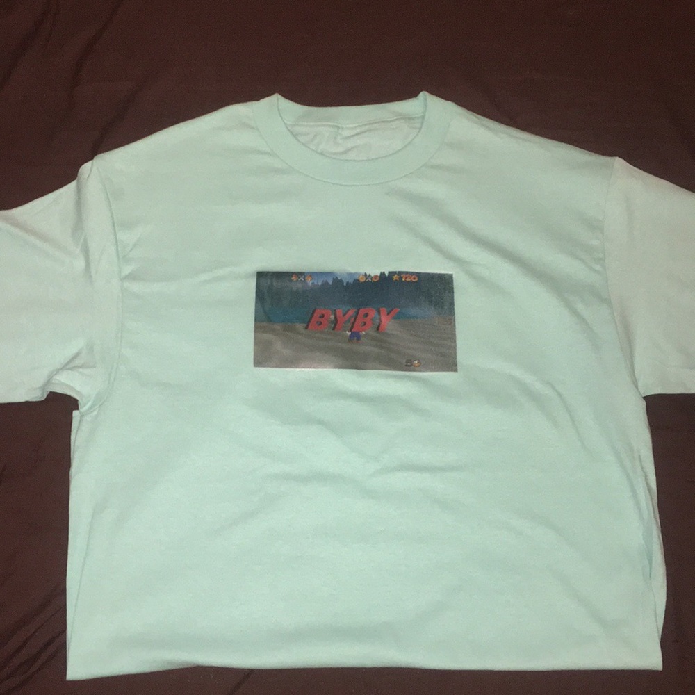 “MARIO” BYBY Light Blue Tee